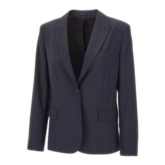 Filippa K Blazers, female, Blue, Size: XL Sasha Cool Blazer