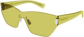 Saint Laurent SL 755 Zonnebrillen - Dames - Zonnebrillen - Geel - ONE Size - Nylon - Accessoires