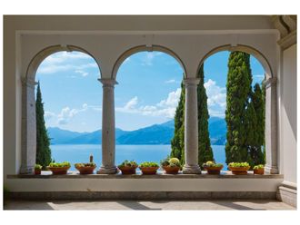 Schubiger M&ouml;bel Digitaldruck auf Glas Wundersch&ouml;ner Ausblick Auf Den See