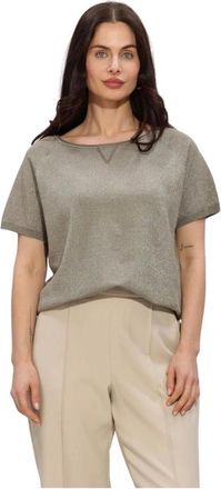 Nukus Nukus, Truien & Vesten, Dames, Bruin, S, Polyester, Anita Top Lurex