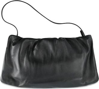The Row Borsa a spalla in pelle - Nero