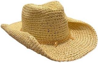 MARCUS ADLER Straw Cowboy Hat in Light Tan at Nordstrom Rack