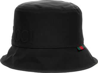Gucci Black Logo Bucket Hat