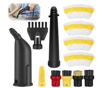 OEM Adecuado Para Las Mopas De Vapor Karcher Sc1, Sc2, Sc4 Y Sc5: Funda, Pa&ntilde;o, Cepillo De Nailon Y De Cobre - Kit De Accesorios De 12 Piezas