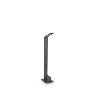 Netlighting Agos LED Outdoor Short Bollards Anthracite IP54 3000K in Black