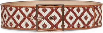 Max Mara Palato Riem - Dames - Riemen - Bruin - M - Katoen - Accessoires