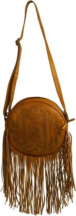 StS Ranchwear Womens Wayferer Sage Fringed Crossbody Bag In Brown