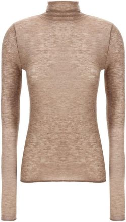 Pinko Moss High-Neck Wool Sweater