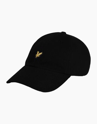 Lyle & Scott Mens Lyle & Scott Baseball Cap Jet Black - Size: ONE size