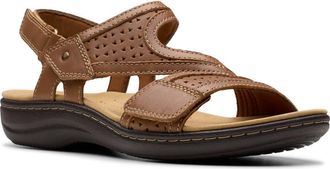 Clarks Laurieanne Faye Sandal in Tan Leather at Nordstrom Rack, Size 10