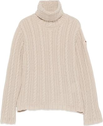 Moncler Cable-knit Roll-neck Sweater