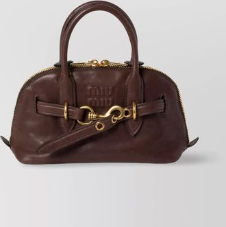 Miu Miu nappa aviator leather shoulder bag
