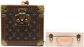 Louis Vuitton 2010s monogram vanity case - unisex - Canvas/Calf Leather/Calf Leather - One Size - Brown