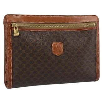 Celine Pre-owned Clutches, female, Brown, Size: ONE SIZE Pre-owned Vintage Clutch Bag