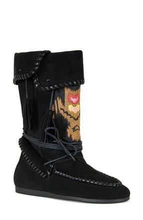 Azalea Wang Weret Boot in Black at Nordstrom, Size 6.5