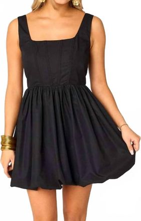 BuddyLove Heidi Gameday Mini Dress In Black
