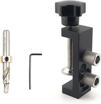 OEM Gu&iacute;a De Perforaci&oacute;n Para Perfiles De Aluminio De 20/30/40 Mm - Para Ensamblajes De Bricolaje Y Fijaciones De Cabeza Avellanada