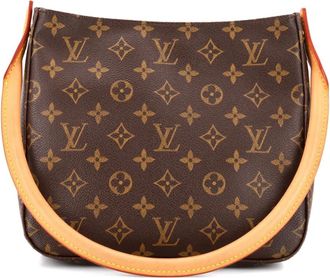 Louis Vuitton Looping Handbag Monogram Canvas MM satchel - Bruin