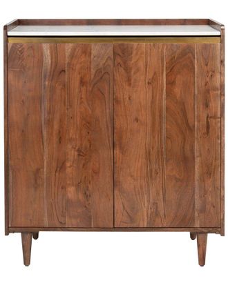 Safavieh Couture Milana Marble Bar Cabinet