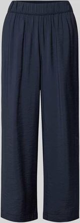 s.Oliver Red Label Loose Fit Culotte aus Viskose-Mix in Marine, Gr&ouml;&szlig;e 34
