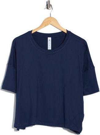 90 Degree by Reflex Supersoft Day One Boxy High-Low T-Shirt in Naval Blue at Nordstrom Rack, Size X-Small