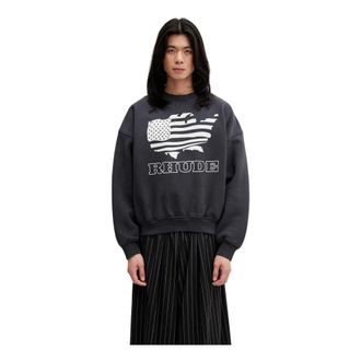 Rhude Uomo, Felpe, Nero, XL, new