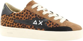 Sun 68 Sneakers - Dames - Sneakers - Bruin - 38 EU - Leer - Schoenen