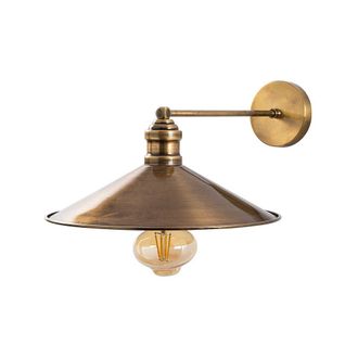 Wonderlamp Aplique de pared retro con acabado vintage de metal