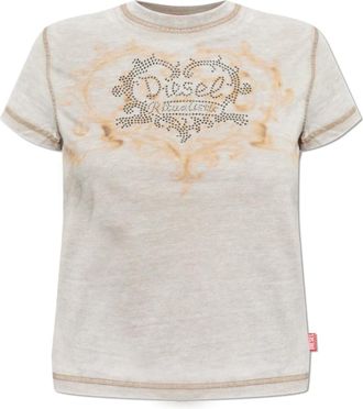 Diesel Donna, Top, Grigio, XL, new