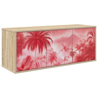 vidaXL Mueble De Tv Montado En La Pared Aachen 102 X 33 X 40 Cm Vidaxl