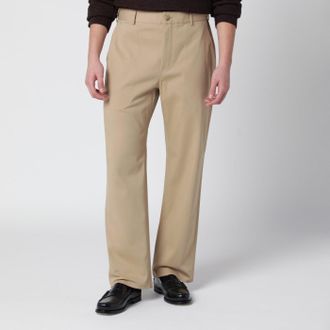 Loro Piana Dustin beige cotton trousers
