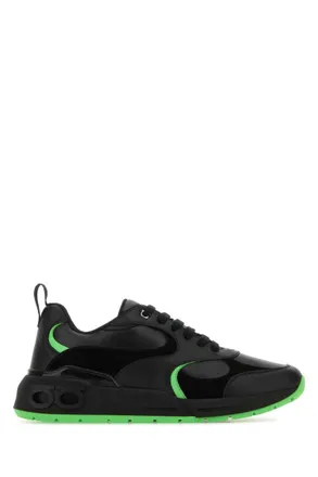 Ferragamo Black leather Cosimina sneakers
