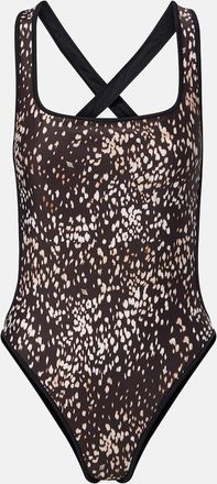 The Attico Leopard-print swimsuit