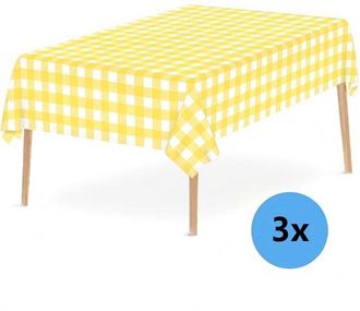 OEM Confezione Da 3 Tovaglie Di Plastica - Adatte Per Feste, Cene, Buffet Di Matrimoni - Tovaglia Rettangolare - 137274 Cm - Blu Scuro