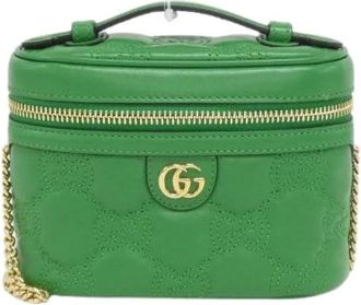 Gucci Pre-owned Mini Bags, female, Green, Size: ONE SIZE Pre-owned Vintage Mini Bag
