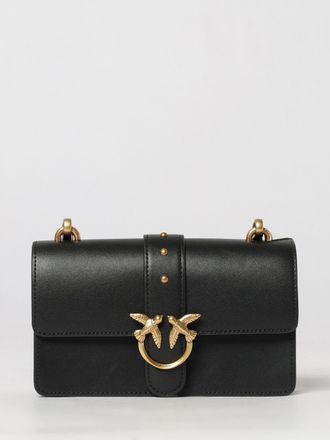 Pinko Mini borsa a tracolla Love One Classic in pelle liscia con fibbia Love Birds