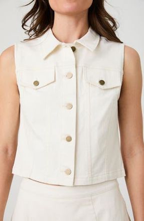 French Connection Denim Vest in Ecru at Nordstrom Rack, Size X-Large