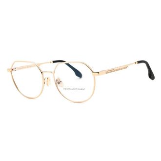 Victoria Beckham VB2135770 Oval Metal Eyeglasses - Gold