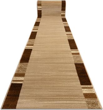 RugsX Runner royal FB23 rectangle frame beige / cream 80cm beige 80x510 cm