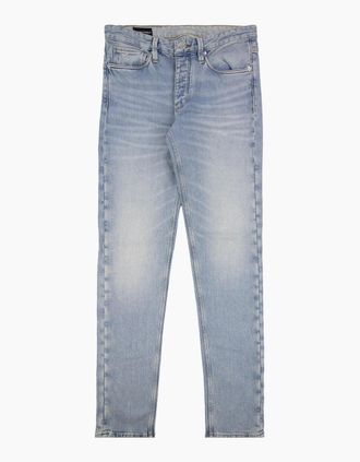 Emporio Armani Mens Emporio Armani J75 Stone Wash Slim Fit Jean Denim - Blue - Size: W31-L32