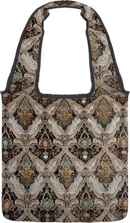 Generic 871168_1 Reversible Canvas Shoulder Tote - Double-Sided Print, 12oz Cotton, 27cm Drop, Fold-Flat Bag for Travel, Shopping, Street Outings