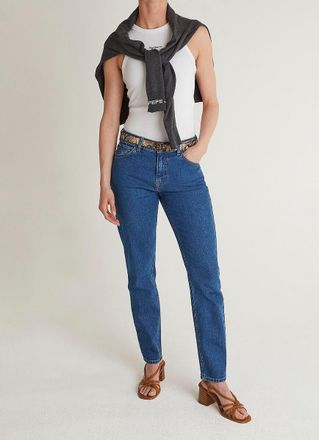 Pepe Jeans London Hoog getailleerde straight-leg jeans VIOLET