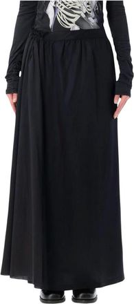 Our Legacy Lange Lyocell Rok - Dames - Maxi Rokken - Zwart - M - Rokken