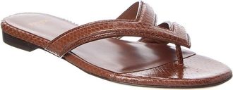 Fendi Fling Snakeskin Sandal