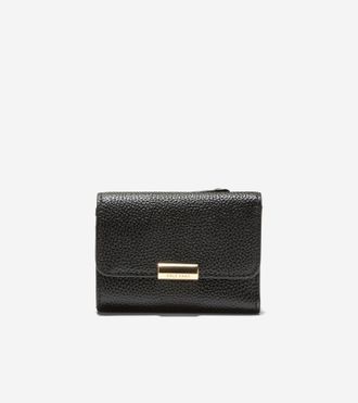 Cole Haan Womens Rachel Compact Wallet - Black