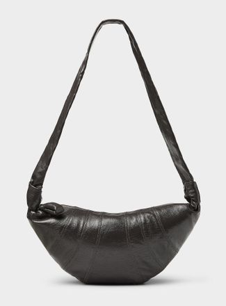 Christophe Lemaire Womens Medium Croissant coated fabric bag