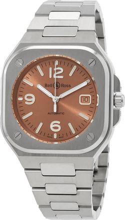 Bell & Ross BR 05 Automatic Brown Dial Mens Watch BR05ABRSTSST