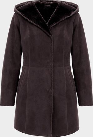 Gorski Merino Shearling Lamb Parka With Emboidered Trim
