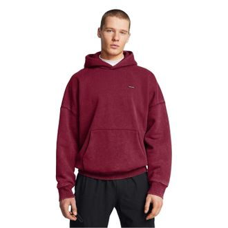 Under Armour Heren Relaxed Fit Drop Sleeve Hoodie (Rood)