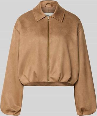 Only Regular Fit Blouson mit Umlegekragen Modell EVA in Camel, Gr&ouml;&szlig;e XL